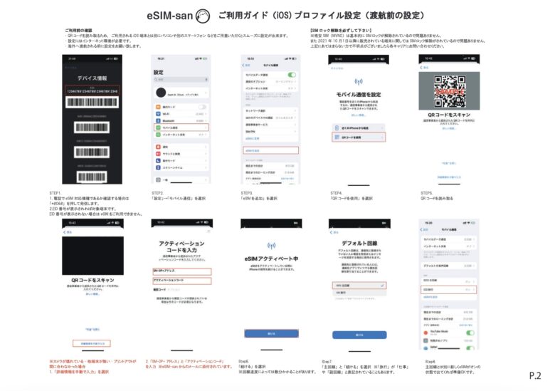 eSIM-san渡航前ガイド
